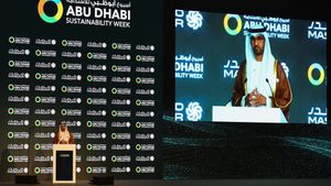 Sultan al-Jaber, head of state oil giant Adnoc and UAE climate envoy, at Abu Dhabi Sustainability Week