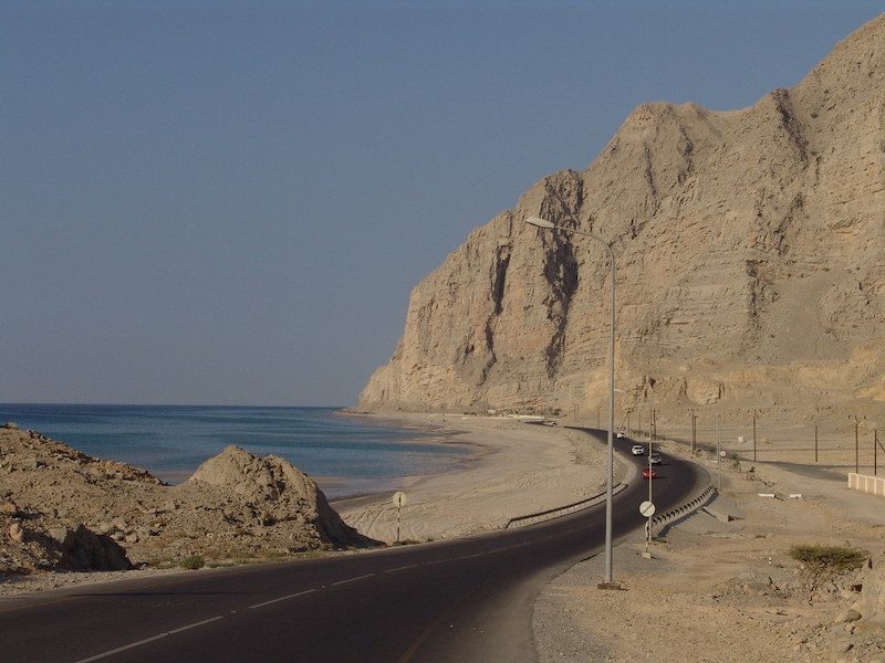 Road, Cliff, Nature