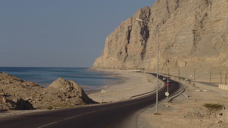 Road, Cliff, Nature