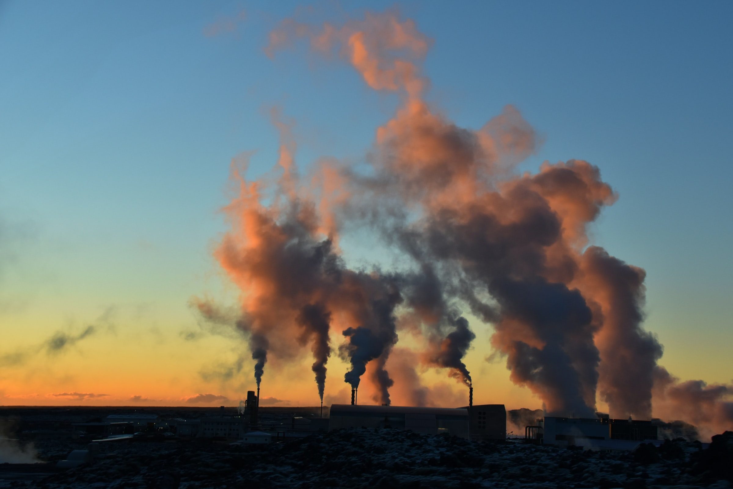 The Blue Lagoon geothermal energy plant in Iceland