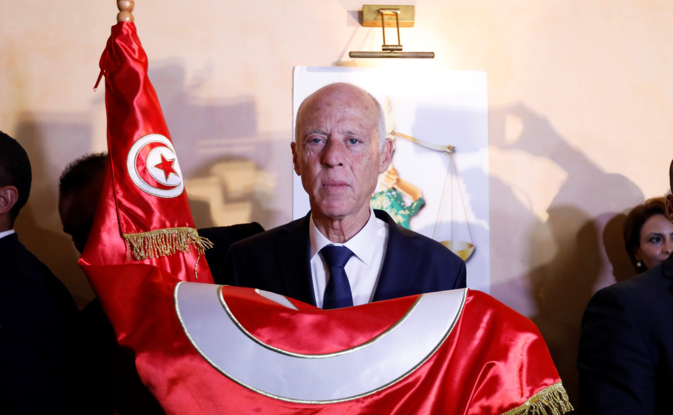 Tunisian president Kais Saied