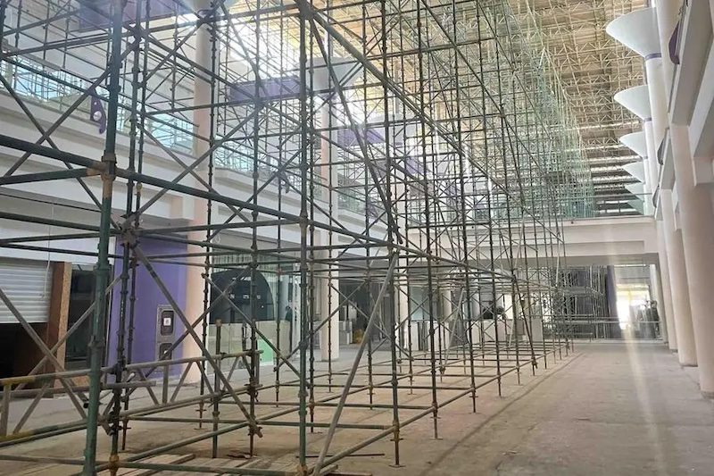 Renovation works at Sitra Mall