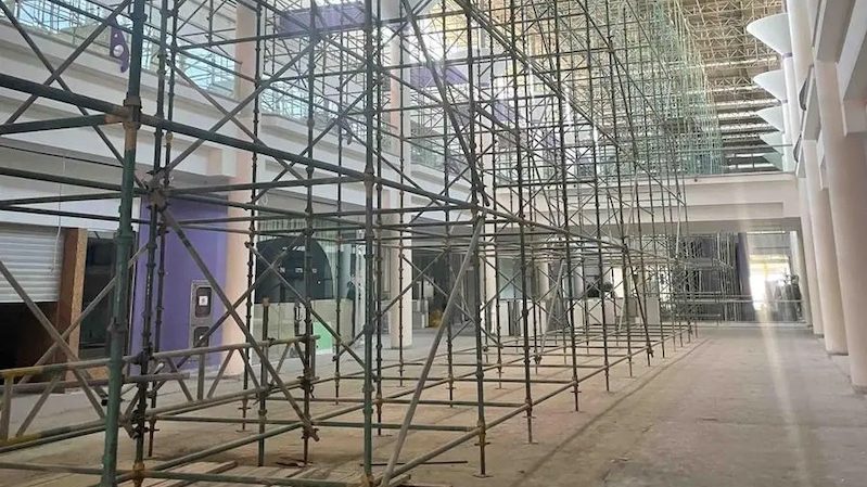 Renovation works at Sitra Mall