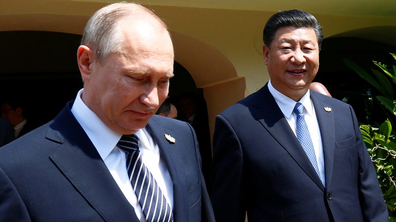 Vladimir Putin and Xi Jinping