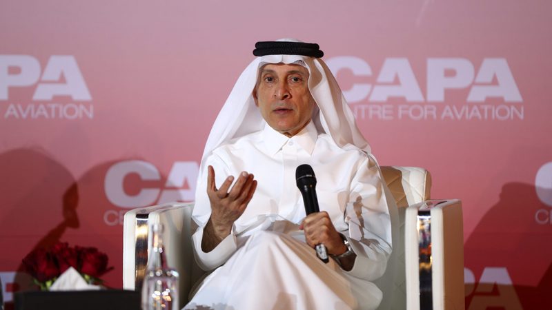 Qatar Airways CEO Akbar Al Baker told reporters that regulators were holding up aeroplane deliveries
