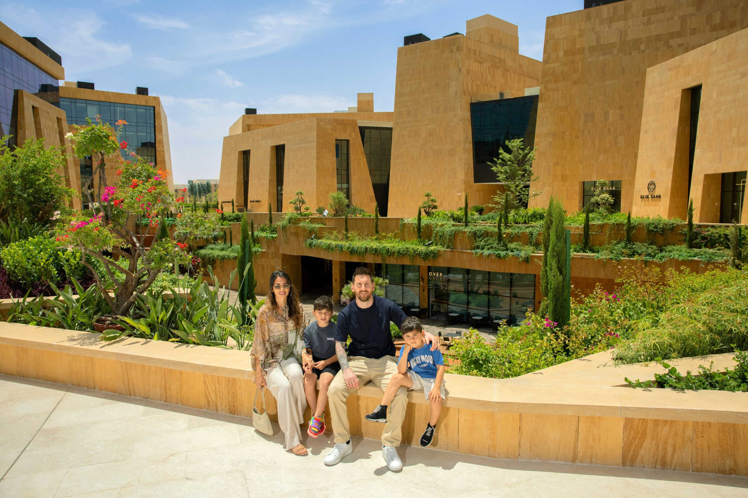 Lionel Messi and family Saudi tourism