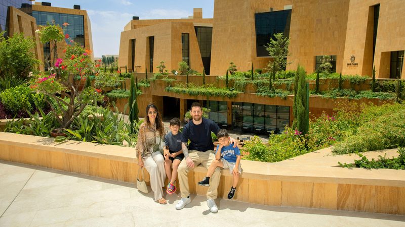 Lionel Messi and family Saudi tourism