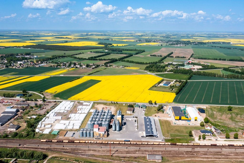A Golden Fields site. It has farms and processing facilities across the Baltic region