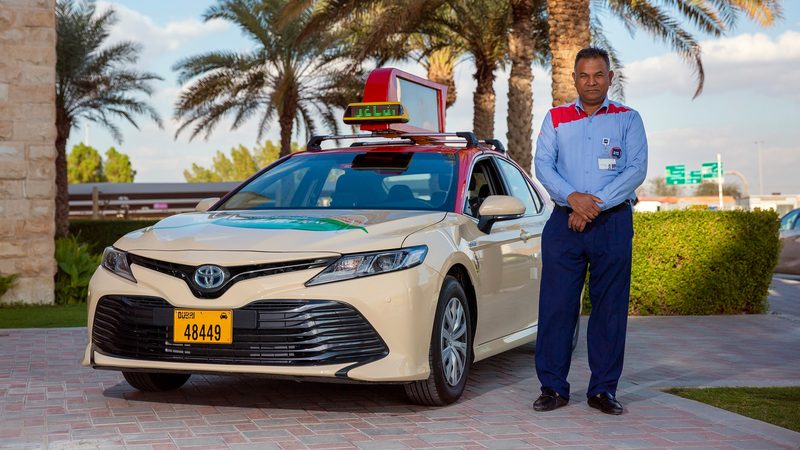Dubai taxi driver