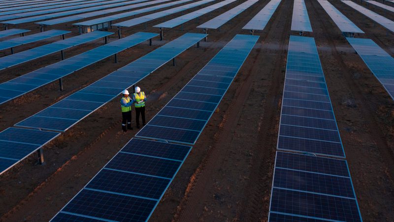 The 300MW Sakaka project in Al Jouf is one of Acwa's 11 solar sites in Saudi Arabia