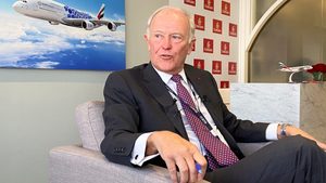 Emirates Airline president Tim Clark says the cost of sustainable fuels in prohibitive