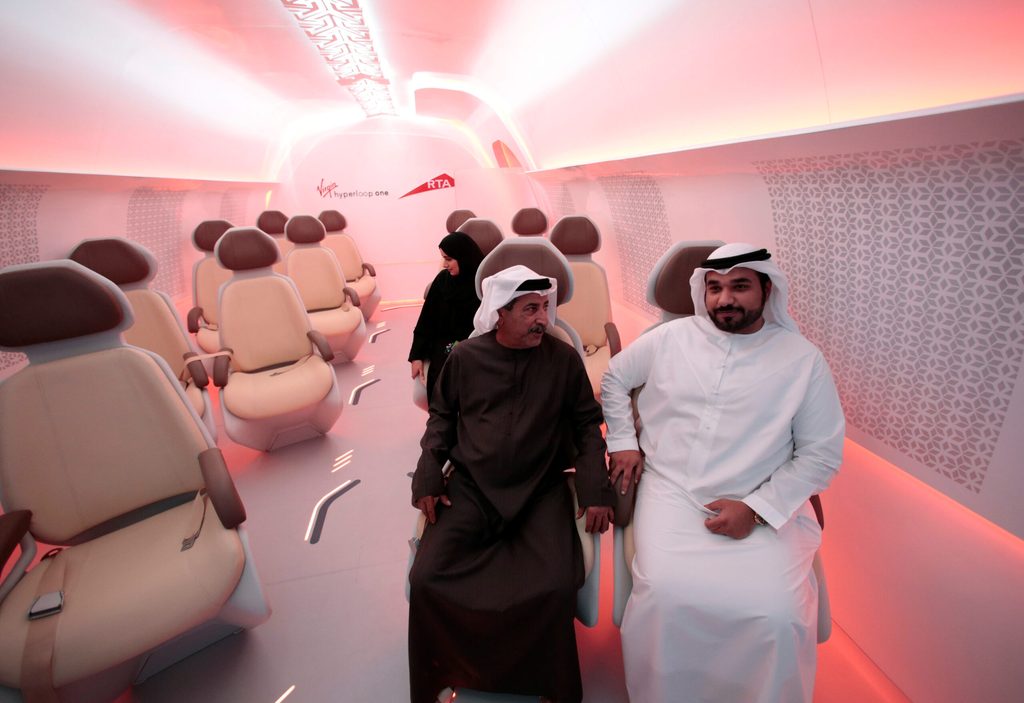 Hyperloop, passengers, pod, Dubai