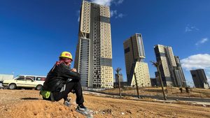 The business district being built east of Cairo. Egypt's credit rating has been downgraded by S&P and Moody's