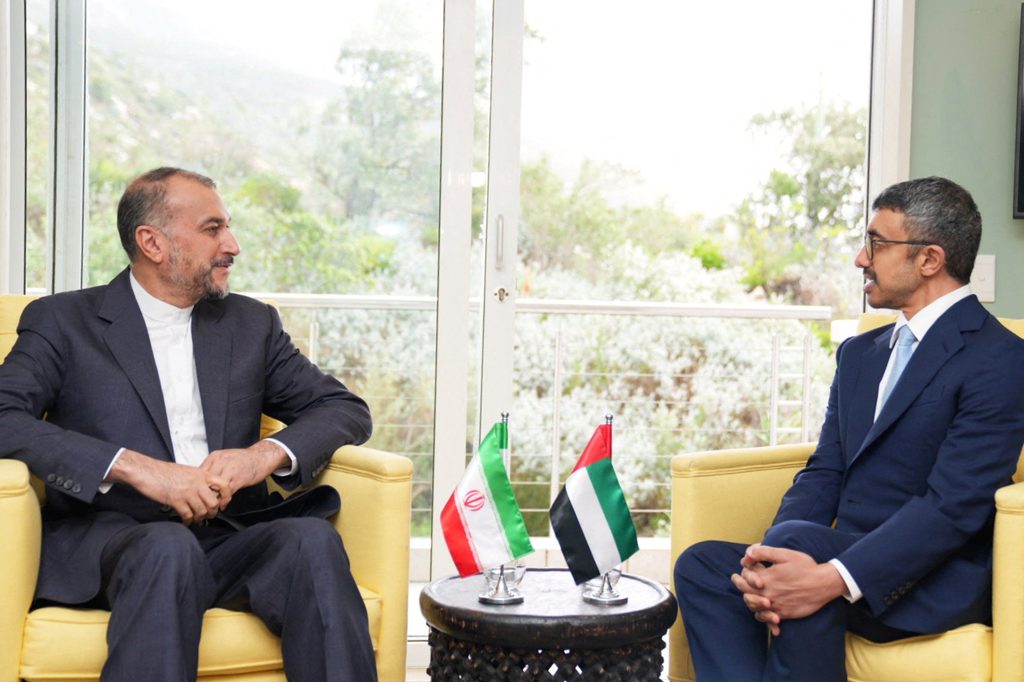 Iran, UAE, foreign ministers, Cape Town