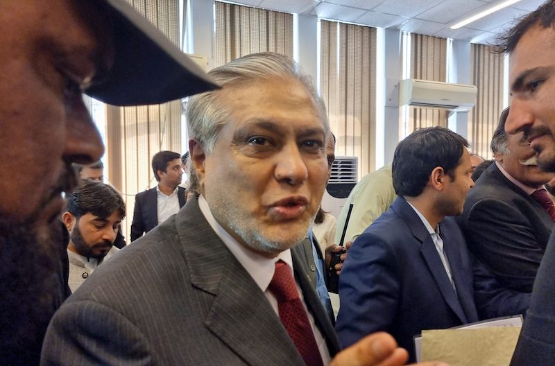 Pakistan's finance minister Ishaq Dar. The Saudi deposit into Pakistan’s central bank is intended to strengthen the country's economy