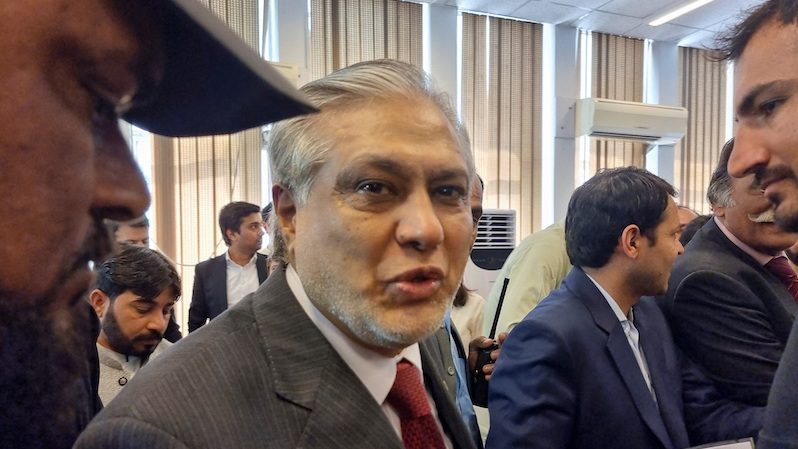 Pakistan's finance minister Ishaq Dar. The Saudi deposit into Pakistan’s central bank is intended to strengthen the country's economy