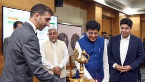 India's Piyush Goyal and UAE's Thani Al at 'INDIA-UAE CEPA' Bilateral Business Engagement trade meeting
