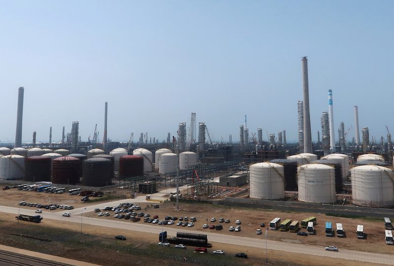 Hengli Petrochemical's complex at Changxing island in Dalian, Liaoning province. Many Chinese refiners are boosting output