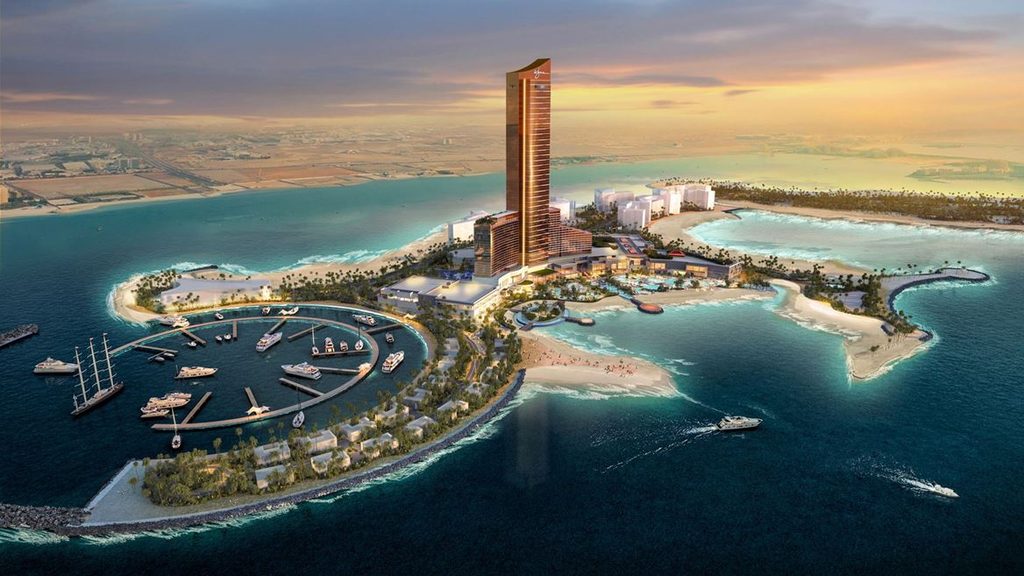 The Wynn resort and casino is set to open in 2027 on Al Marjan Island in Ras Al Kahaimah