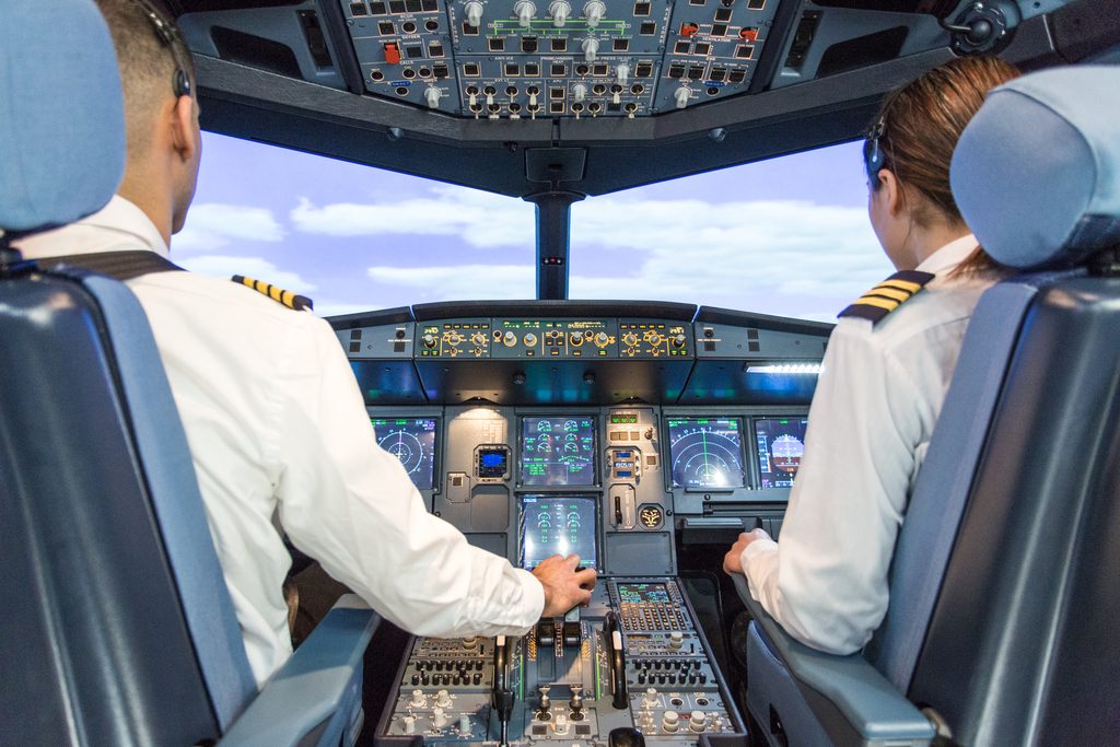 Etihad Aviation Training has nine flight simulators covering popular Airbus and Boeing models