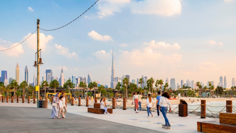 La Mer, Dubai. Year-round leisure activities add to the UAE's appeal for rich migrants, Henley said