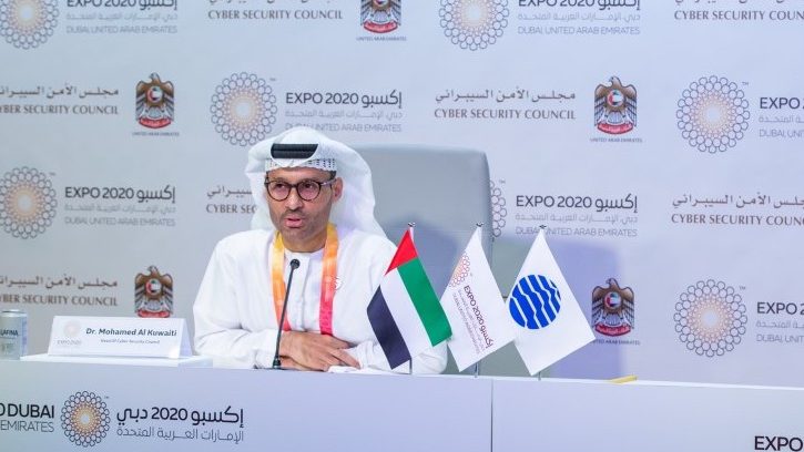 The UAE government's head of cybersecurity Dr Mohammed Al Kuwaiti. The organisation says it is foiling 50,000 cyber attacks a day