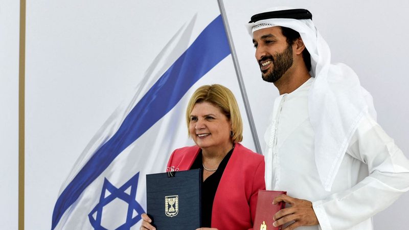 The free trade agreement was signed in May 2022 by the two countries' economy ministers: Orna Barbivai of Israel and the UAE's Abdulla bin Touq Al Marri