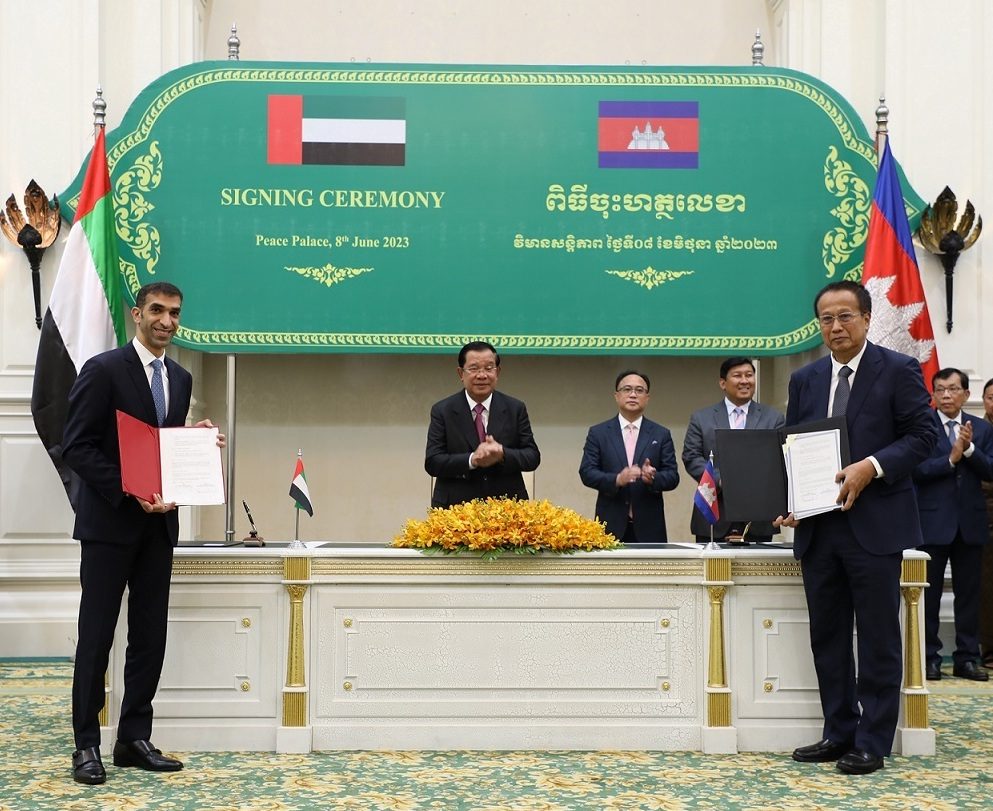 UAE-Cambodia signing ceremony in Phnom Penh