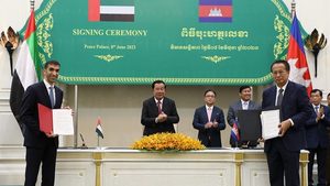 UAE-Cambodia signing ceremony in Phnom Penh