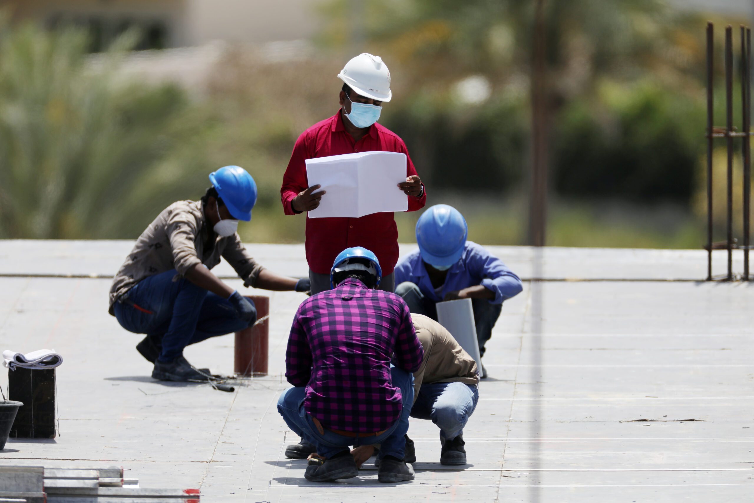 Dubai, construction workers, pandemic