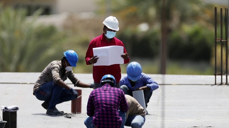 Dubai, construction workers, pandemic