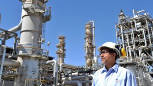 A Sabic plant in Jubail, Saudi Arabia. Petrochemicals growth stood at 2.3% in Q1