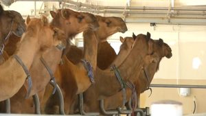 Saudi camel dairy
