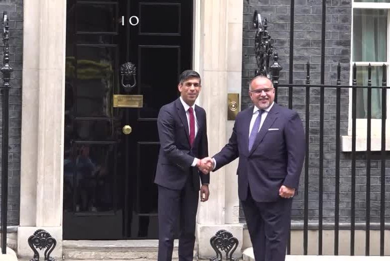 Rishi Sunak and Crown Prince Khalifa met to discuss Bahrain investment in the UK
