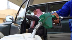 A petrol station in Riyadh. Saudi fuel subsidies represent 27% of GDP