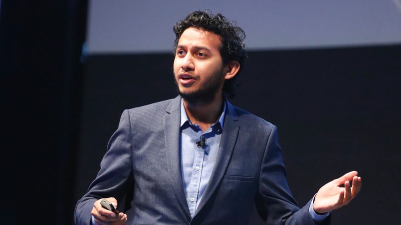 Ritesh Agarwal, seen at a SoftBank event in 2019, founded Oyo in 2013