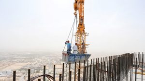 A construction site in Riyadh. Developing the real estate sector is a priority for the Saudi government