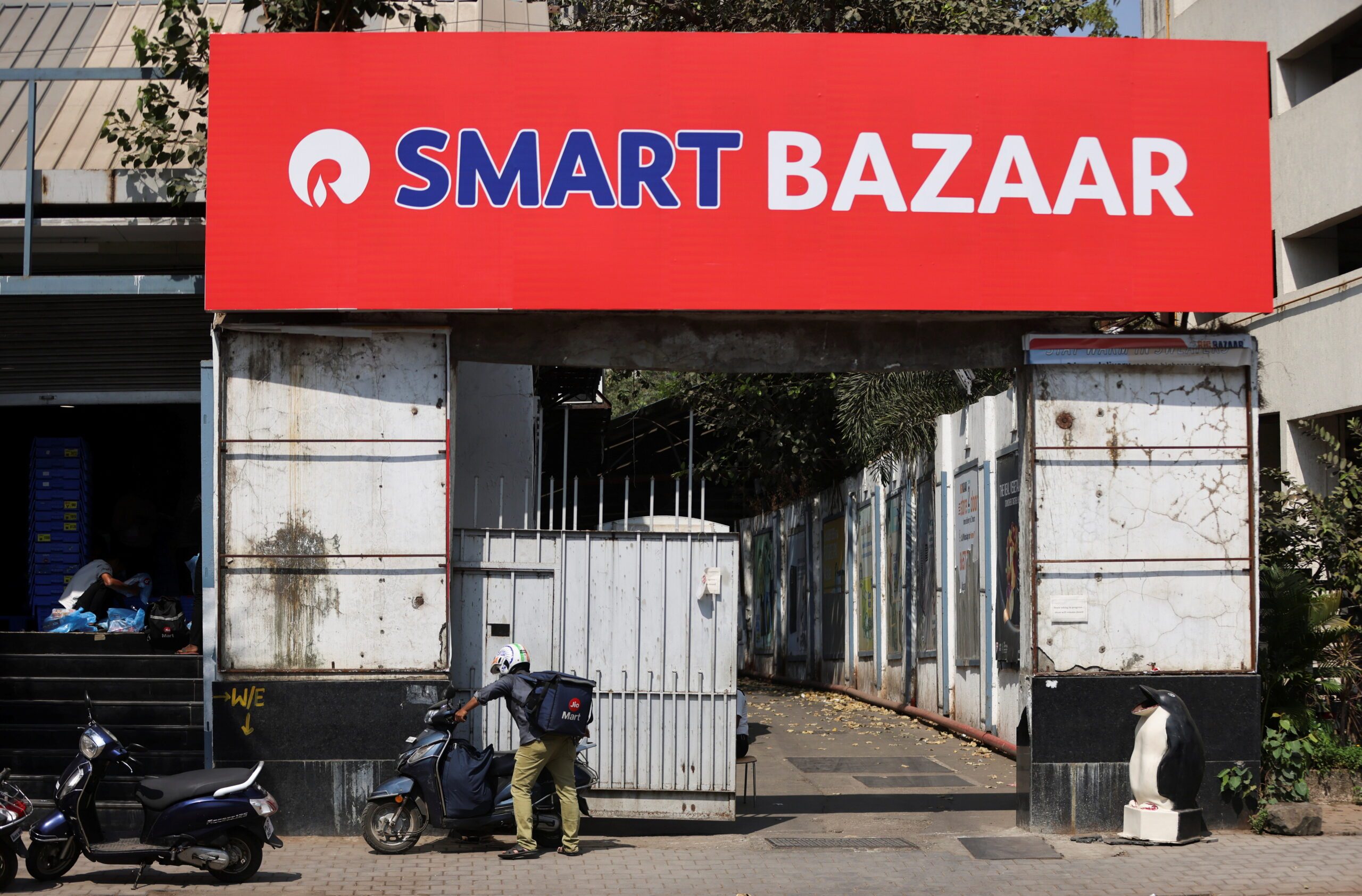 A Reliance Smart Bazaar retail store in Mumbai. The company has nearly doubled its valuation to $100 billion from its last funding round in 2020