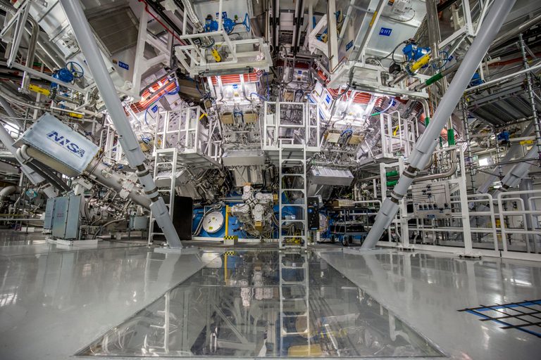 The National Ignition Facility in California where a successful nuclear fusion experiment took place