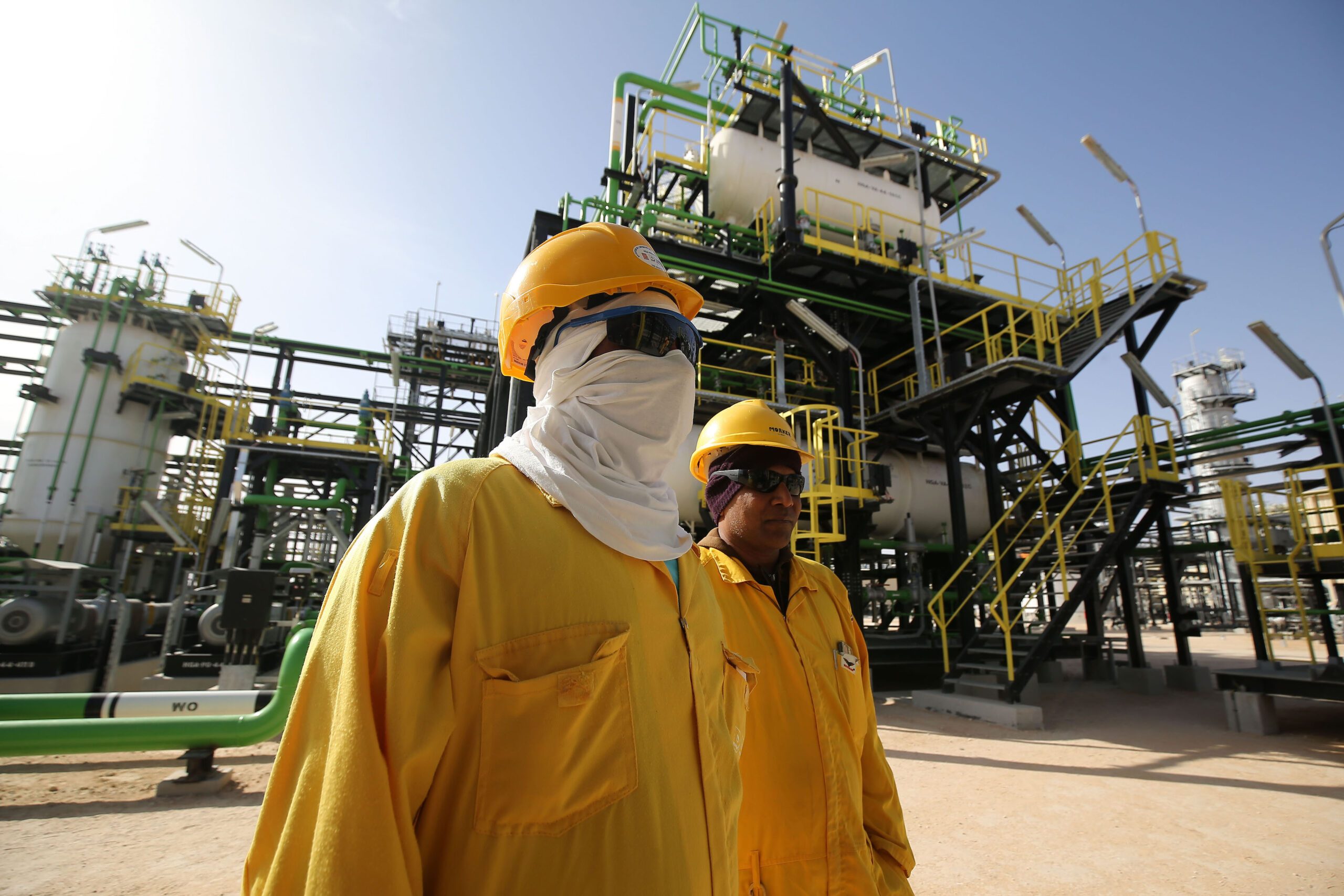 A Sonatrach facility in Ouargla province, eastern Algeria. The state-owned company has pledged to invest $30bn in oil and gas