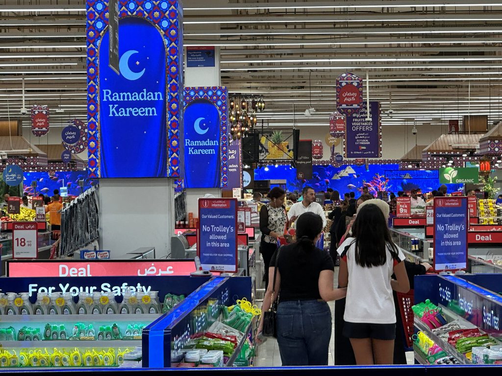 Shoppers at Dubai's Mall of the Emirates. Owner Majid Al Futtaim Holding currently operates 70 Carrefour branches in Egypt