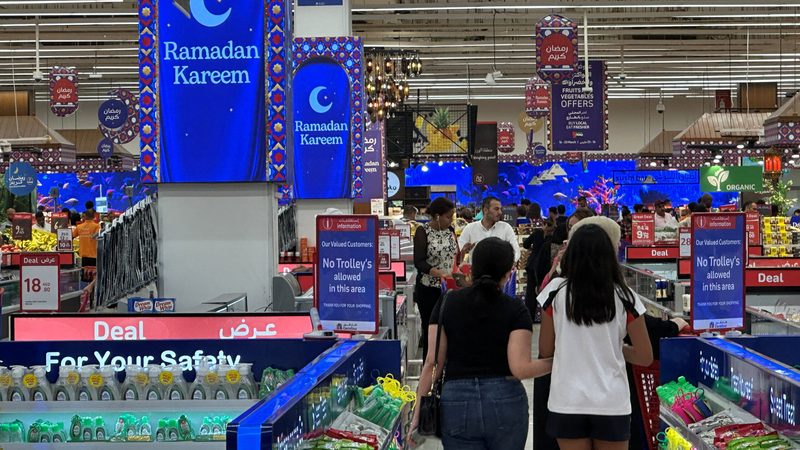 Shoppers at Dubai's Mall of the Emirates. Owner Majid Al Futtaim Holding currently operates 70 Carrefour branches in Egypt