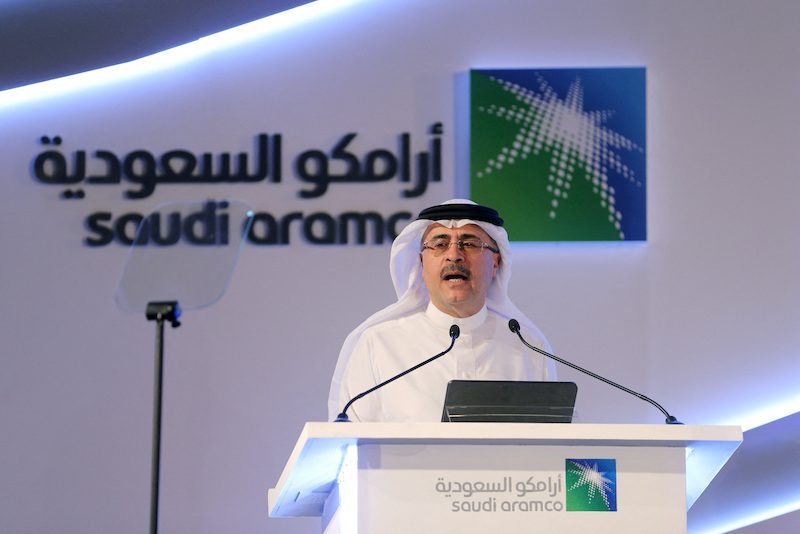 Saudi Aramco CEO Amin Nasser. The World Bank has taken a more hawkish view of the effects of the kingdom's oil output cuts