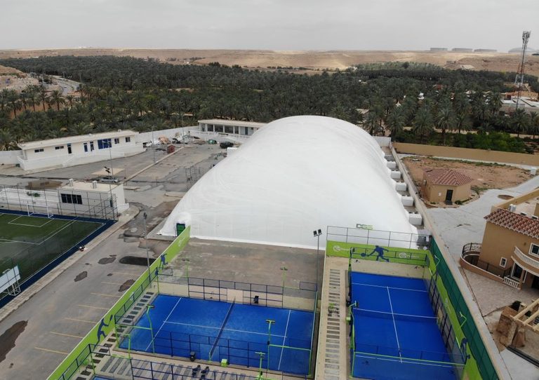 A DBS Engineering air dome in Riyadh