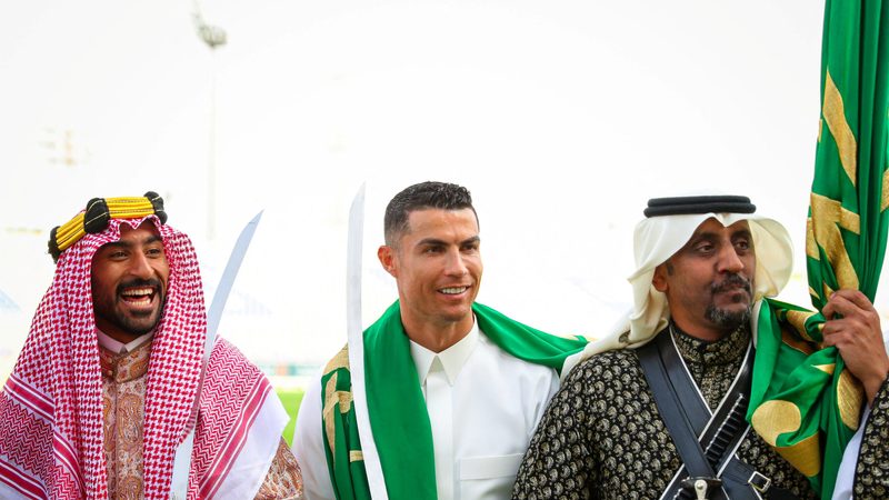 Al-Nassr star signing Cristiano Ronaldo celebrates Saudi Arabia's Founding Day
