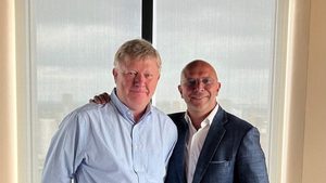 Kramer Group CEO André Kramer and Qterminals CEO Neville Bissett