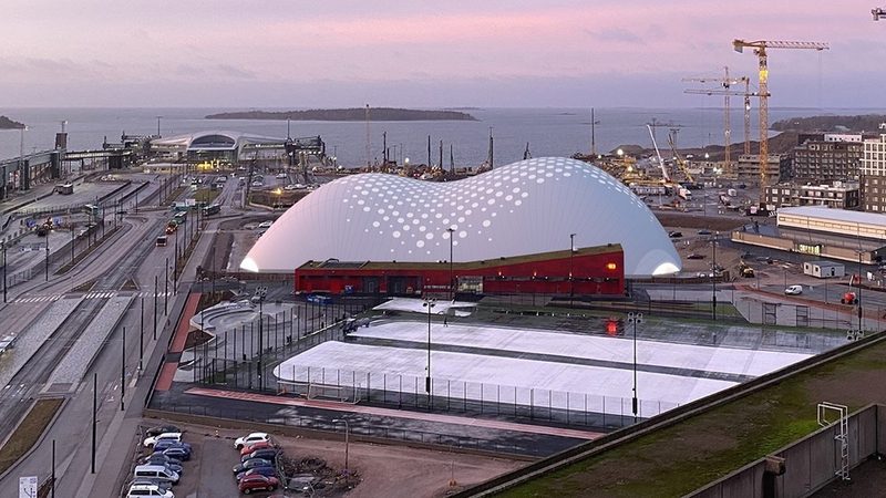 A DBS Engineering air dome in Helsinki. The company is about to complete its second project in Saudi Arabia