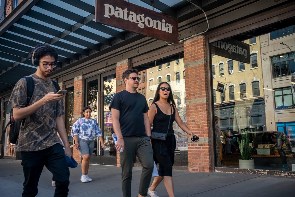 Patagonia store New York - the brand is known for green values