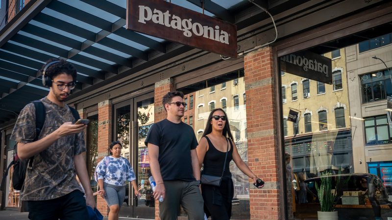 Patagonia store New York - the brand is known for green values