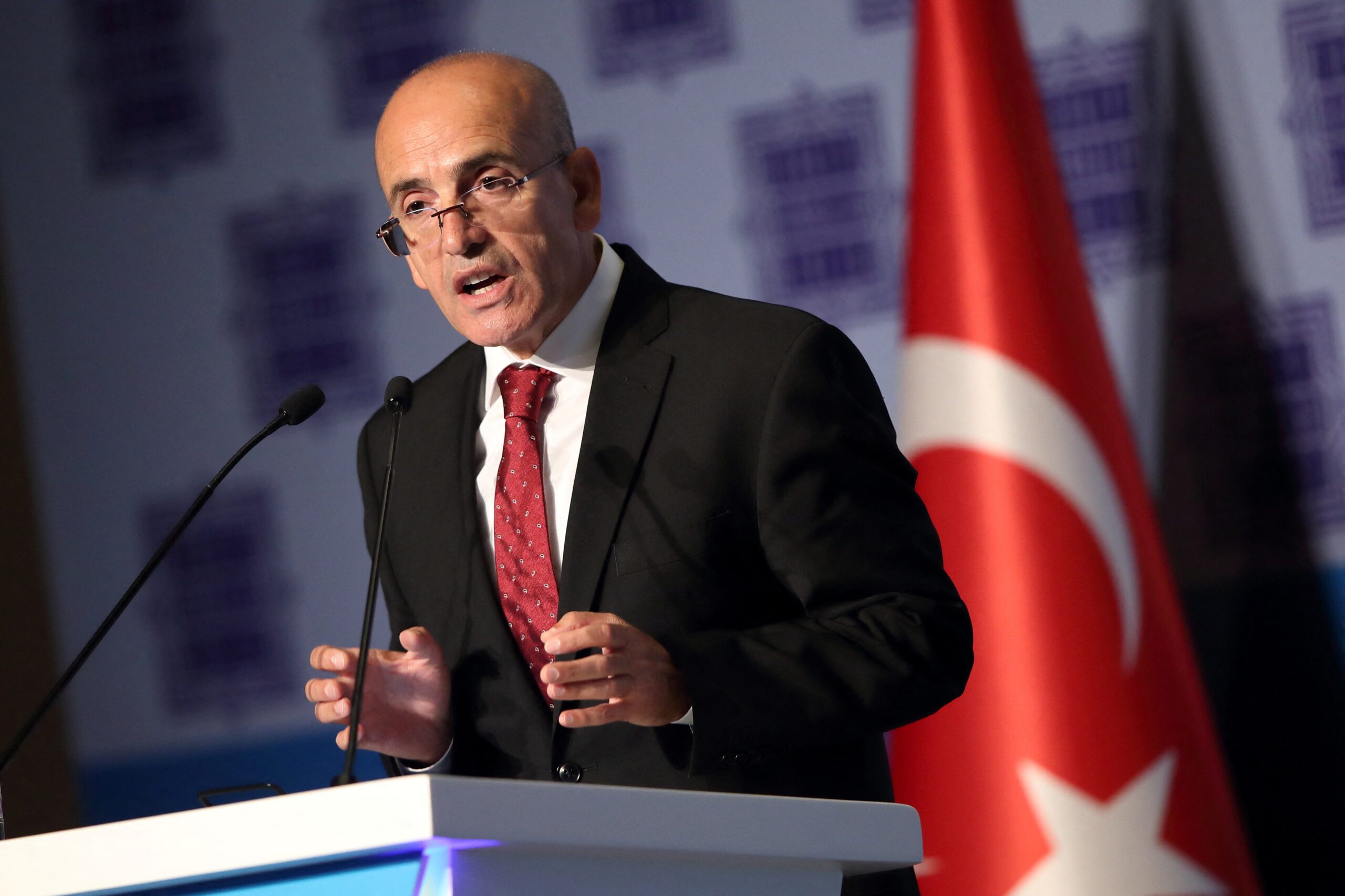 Turkey's finance minister Mehmet Simsek
